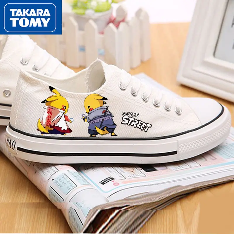 TAKARA TOMY Pokemon Ladies Comfortable Breathable Non-slip Canvas Shoes Simple Cartoon Printing Casual All-match Sneakers
TAKARA TOMY Pokemon Ladies Comfortable Breathable Non-slip Canvas Shoes Simple Cartoon Printing Casual All-match Sneakers