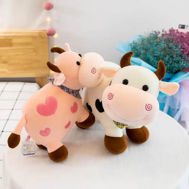 25cm Plush Toys Cute Milk Cow Stuffed Animals Soft Toys for Kids Cattle Plush Doll Baby Sleeping Toy Children Girl Birthday Gift
25cm Plush Toys Cute Milk Cow Stuffed Animals Soft Toys for Kids Cattle Plush Doll Baby Sleeping Toy Children Girl Birthday Gift