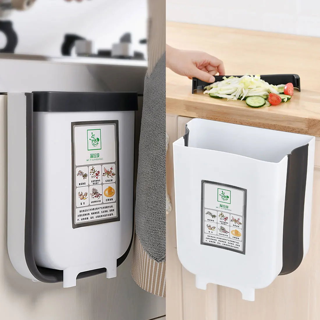 9L Folding Waste Bins Kitchen Garbage Bin Foldable Car Trash Can Wall Mounted Trashcan for Bathroom Toilet Waste Storage Bucket
9L Folding Waste Bins Kitchen Garbage Bin Foldable Car Trash Can Wall Mounted Trashcan for Bathroom Toilet Waste Storage Bucket