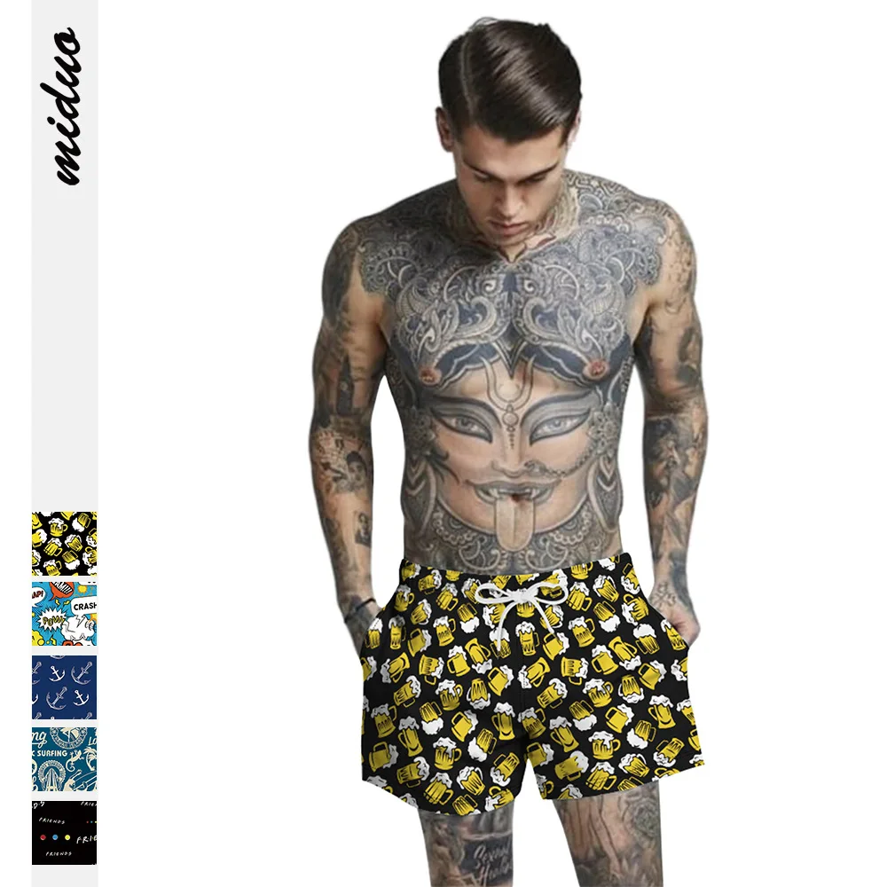 New Summer Beer Prints Elastic Gym Sport Running Beach Athletic Shorts for Men Dropshipping
New Summer Beer Prints Elastic Gym Sport Running Beach Athletic Shorts for Men Dropshipping