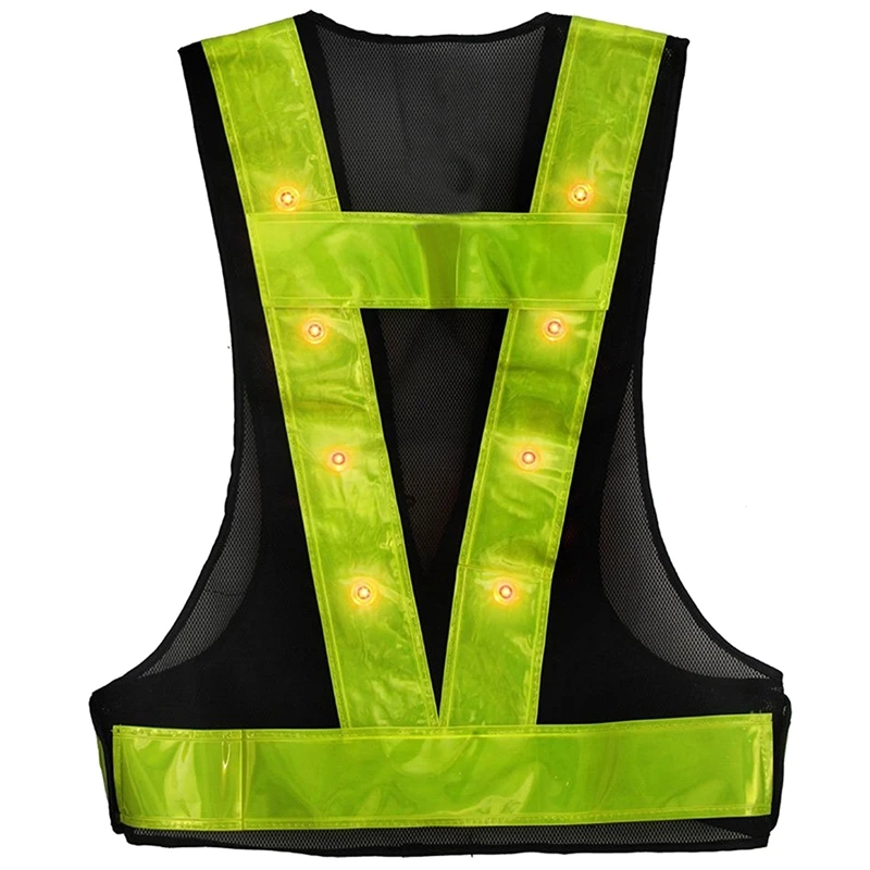 Safety Vest 16 Leds Vest Traffic Outdoor Night Safety Warning Clothing (Without Batteries)
Safety Vest 16 Leds Vest Traffic Outdoor Night Safety Warning Clothing (Without Batteries)