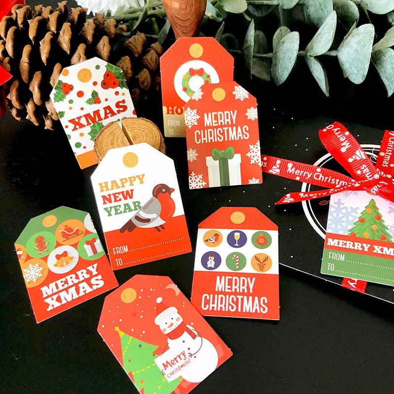 144pcs Christmas Paper Tags DIY Handmade Crafts With Rope Food Packaging Labels Gift Wrapping Wedding Party Favor
144pcs Christmas Paper Tags DIY Handmade Crafts With Rope Food Packaging Labels Gift Wrapping Wedding Party Favor
