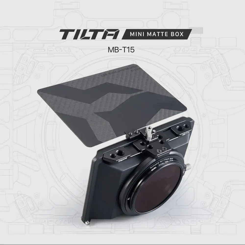 TILTA MB-T15 4*5.65 Matte box for DSLR Mirrorless Camera lens ring 55mm 58mm 77mm 67mm 52mm for BMPCC 4K 6K Sony A7 GH5 Cameras
TILTA MB-T15 4*5.65 Matte box for DSLR Mirrorless Camera lens ring 55mm 58mm 77mm 67mm 52mm for BMPCC 4K 6K Sony A7 GH5 Cameras