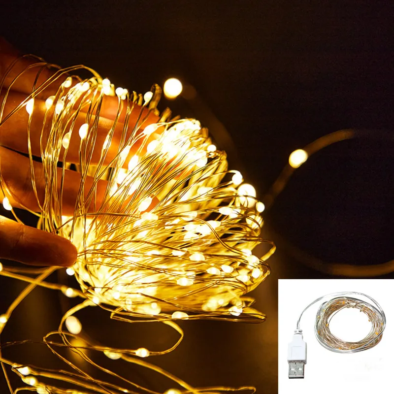 1M-10M USB Led String Lights Bulb Outdoor Waterproof Garlands Festoon Led Fairy Lights for New Year Christmas Decoration
1M-10M USB Led String Lights Bulb Outdoor Waterproof Garlands Festoon Led Fairy Lights for New Year Christmas Decoration