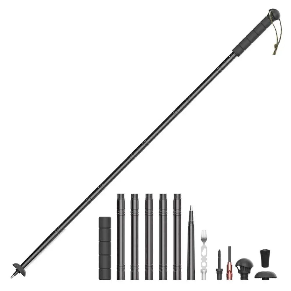 116cm Black Tactical Stick Walking Stick Trekking Pole 2020 Outdoor Survival Tool Sports Portable Mountaineering Multifunction
116cm Black Tactical Stick Walking Stick Trekking Pole 2020 Outdoor Survival Tool Sports Portable Mountaineering Multifunction