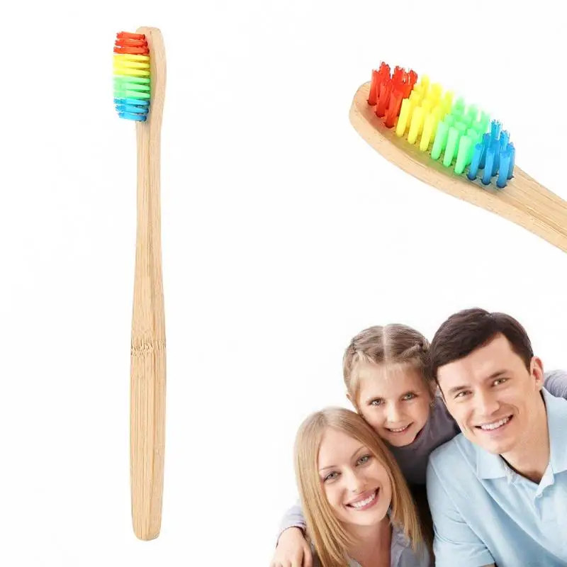 10 pcs Rainbow Toothbrush bamboo toothbrush Eco Friendly wooden Tooth Brush Soft bristle Tip Charcoal adults oral care toothbrus
10 pcs Rainbow Toothbrush bamboo toothbrush Eco Friendly wooden Tooth Brush Soft bristle Tip Charcoal adults oral care toothbrus