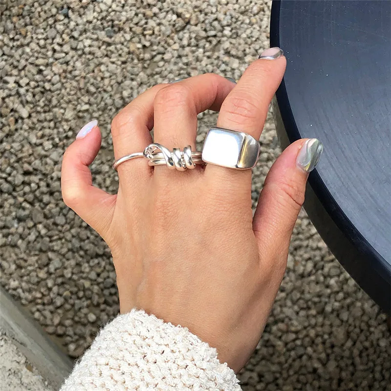 RUIYI Real 925 Sterling Silver Delicate Fine Jewelry Spring Double Circle Layered New Rings Female French Style Niche Chic Rings
RUIYI Real 925 Sterling Silver Delicate Fine Jewelry Spring Double Circle Layered New Rings Female French Style Niche Chic Rings
