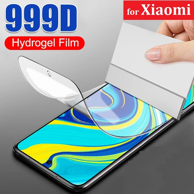 Защитная Гидрогелевая пленка для Redmi Note 9 8 Pro 9S 8T 9A 8A Xiaomi Mi 10 Lite Ultra 9T (не стекло)