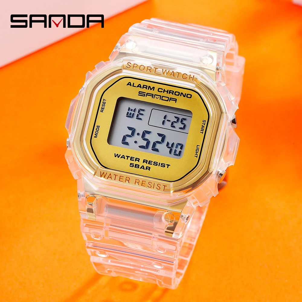 Digital Wrist Watches For Women Swimming Waterproof Electronic Sport Fashion Transparent Water Resistant Most Sold Lover's Watch
Digital Wrist Watches For Women Swimming Waterproof Electronic Sport Fashion Transparent Water Resistant Most Sold Lover's Watch