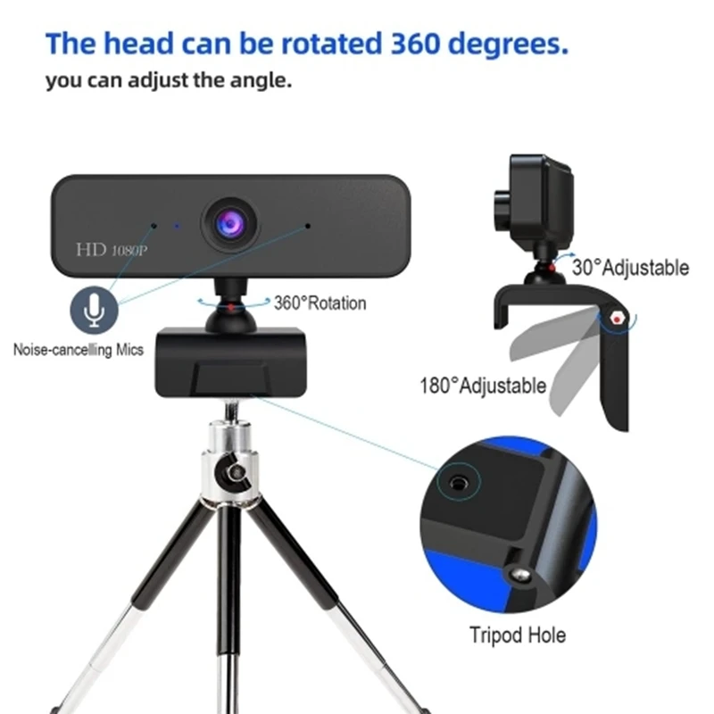S2 HD 1080P Webcam Built-In Microphone High-End Video Call Web Camera for PC Laptop (Black)
S2 HD 1080P Webcam Built-In Microphone High-End Video Call Web Camera for PC Laptop (Black)
