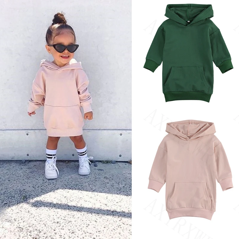 lioraitiin 1-5Years Infant Kids Baby Girl Long Sleeve Sweater Dress Solid Color Hooded Pullover Dress Winter Warm Top
lioraitiin 1-5Years Infant Kids Baby Girl Long Sleeve Sweater Dress Solid Color Hooded Pullover Dress Winter Warm Top
