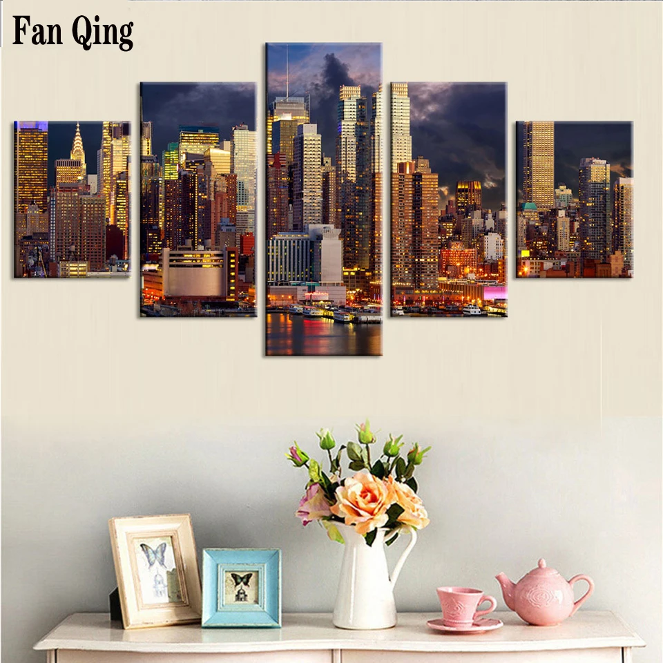 Набор для алмазной вышивки "Ночной город", квадратные круглые стразы 5D, 5 шт. 
Набор для алмазной вышивки "Ночной город", квадратные круглые стразы 5D, 5 шт.