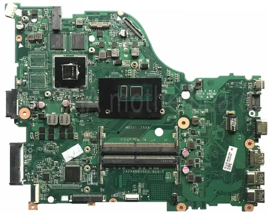 KEFU DAZAAMB16E0 For ACER E5-575G E5-574G F5-573G E5-575 Notebook Motherboard CPU I7 6500U GPU 2G DDR4 100% Test Work
KEFU DAZAAMB16E0 For ACER E5-575G E5-574G F5-573G E5-575 Notebook Motherboard CPU I7 6500U GPU 2G DDR4 100% Test Work