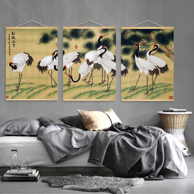 Modern Art Painting Animal Flying Crane Canvas Painting Print Posters And Prints Family Living Room Wall Decoration With Frame
Modern Art Painting Animal Flying Crane Canvas Painting Print Posters And Prints Family Living Room Wall Decoration With Frame