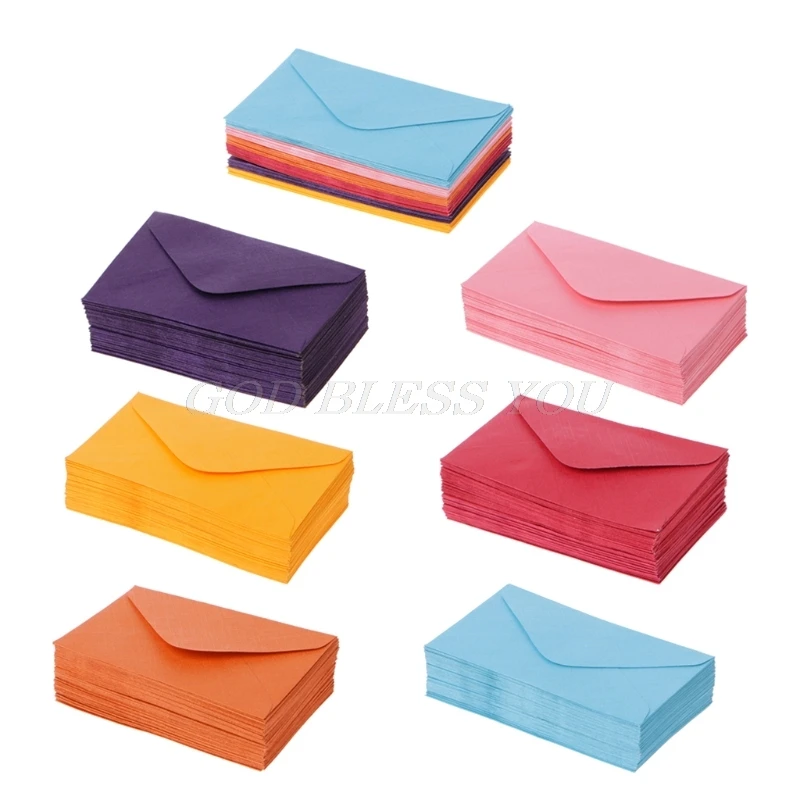 50Pcs Colorful New Retro Blank Mini Paper Envelopes Wedding Party Invitation Greeting Cards Gift Drop Shipping
50Pcs Colorful New Retro Blank Mini Paper Envelopes Wedding Party Invitation Greeting Cards Gift Drop Shipping