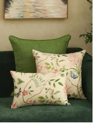 Pillowcase American Flower and Bird Digital Printing Family Car Sofa Waist Support Large Modern Simple Modern Cushion Cover
Pillowcase American Flower and Bird Digital Printing Family Car Sofa Waist Support Large Modern Simple Modern Cushion Cover
