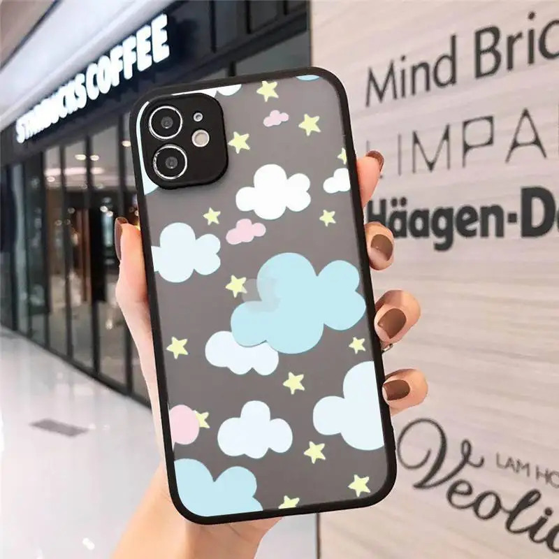 clouds cute funny Cartoon Phone Case matte transparent For iphone 7 8 11 12 plus mini x xs xr pro max cover 
clouds cute funny Cartoon Phone Case matte transparent For iphone 7 8 11 12 plus mini x xs xr pro max cover