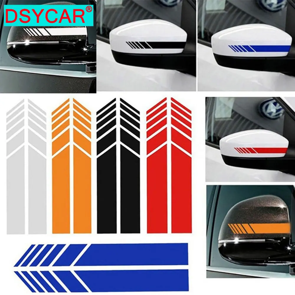 DSYCAR 3 пара/лот зеркало заднего вида автомобиля стикер s кузова боковая наклейка DIY