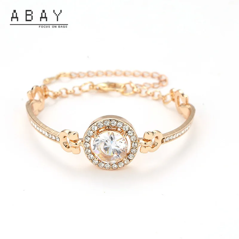 Women Hot Sale Rose Gold Bracelet New Fashion Simplicity Versatile Simple Temperament Noble Elegant Rhinestone Bangle Female
Women Hot Sale Rose Gold Bracelet New Fashion Simplicity Versatile Simple Temperament Noble Elegant Rhinestone Bangle Female