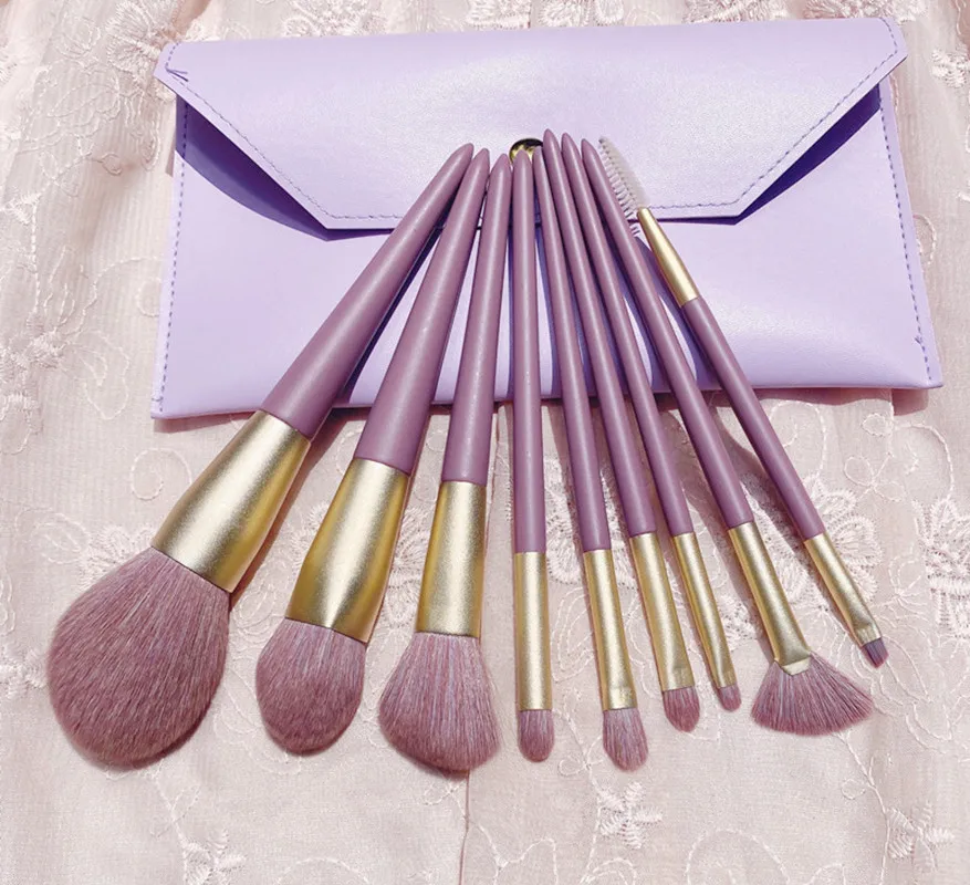 New 9pc Purple Potato Makeup Brush Set 9pc Makeup Brushes Super Soft Fiber Hair In Stock
New 9pc Purple Potato Makeup Brush Set 9pc Makeup Brushes Super Soft Fiber Hair In Stock