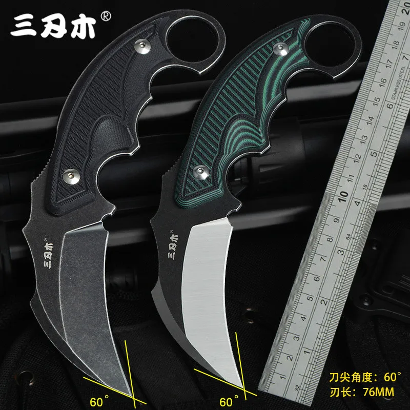SANRENMU S635 Fixed Blade Knife with K Sheath 14C28 Outdoor Camping Utility Survival Tactical Hunting Knivse EDC Tool Claw
SANRENMU S635 Fixed Blade Knife with K Sheath 14C28 Outdoor Camping Utility Survival Tactical Hunting Knivse EDC Tool Claw