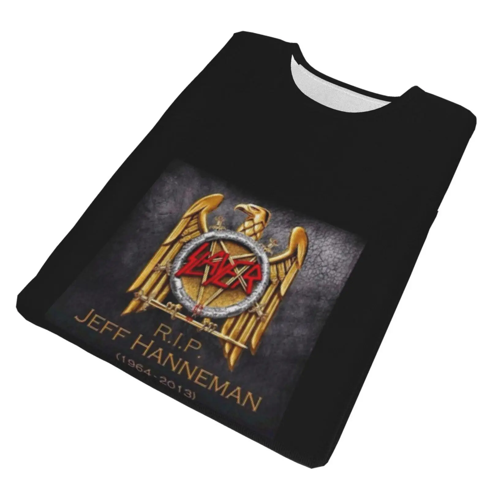 2021 New Short-sleeved T-shirt Printing Jeff Hanneman Pattern Design, Jersey Material jfqft03
2021 New Short-sleeved T-shirt Printing Jeff Hanneman Pattern Design, Jersey Material jfqft03
