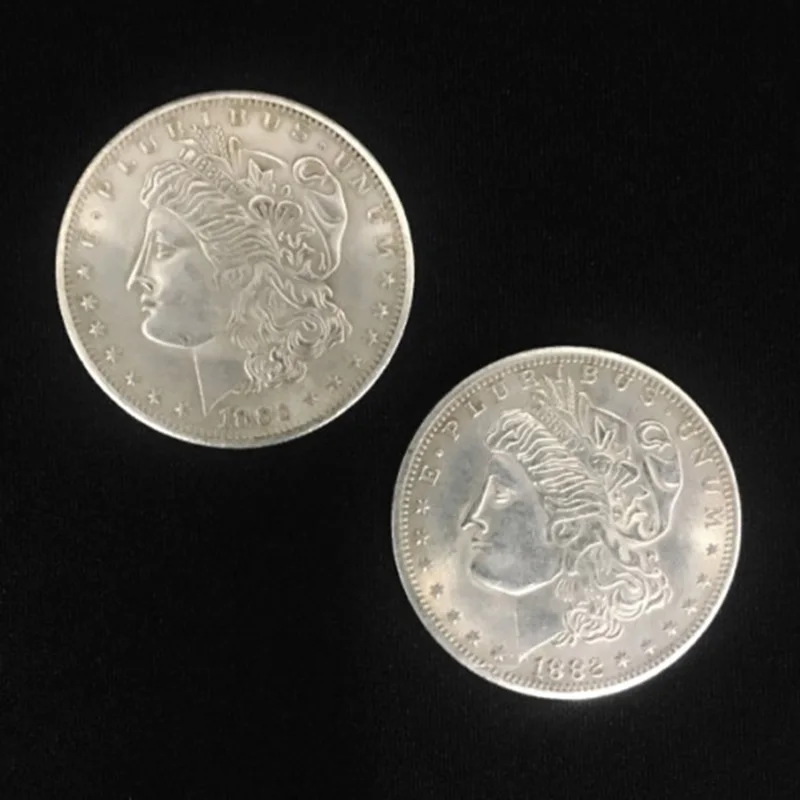 1pc Double Sided Morgan Dollar (Both Side Tail or Head ) Coin Magia Magician Accessories Close Up Magic Tricks Illusion Gimmick
1pc Double Sided Morgan Dollar (Both Side Tail or Head ) Coin Magia Magician Accessories Close Up Magic Tricks Illusion Gimmick