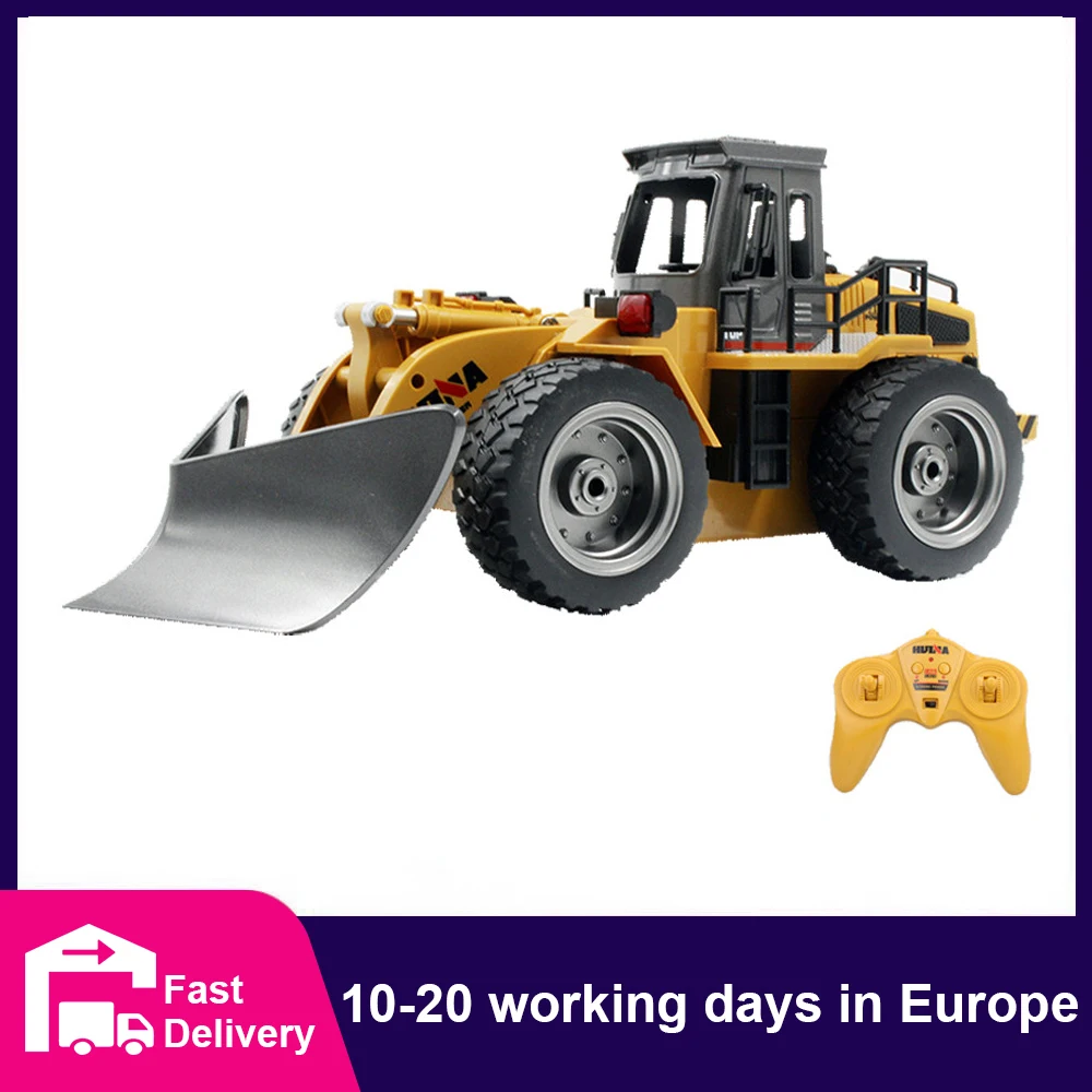 HUINA 1:18 RC Truck Snow Plow Caterpillar Alloy Tractor Model Engineering Cars Excavator 2.4Ghz Radio Controlled Car Toy For Boy
HUINA 1:18 RC Truck Snow Plow Caterpillar Alloy Tractor Model Engineering Cars Excavator 2.4Ghz Radio Controlled Car Toy For Boy
