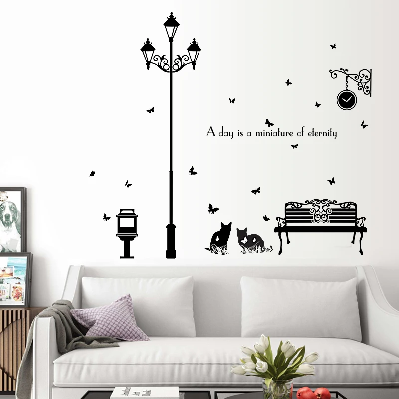 Romantic Cat Wall Sticker Wall Decal Sticker For Kids Rooms Diy Home Decoration Background Wall Art Decal Drop Shipping
Romantic Cat Wall Sticker Wall Decal Sticker For Kids Rooms Diy Home Decoration Background Wall Art Decal Drop Shipping