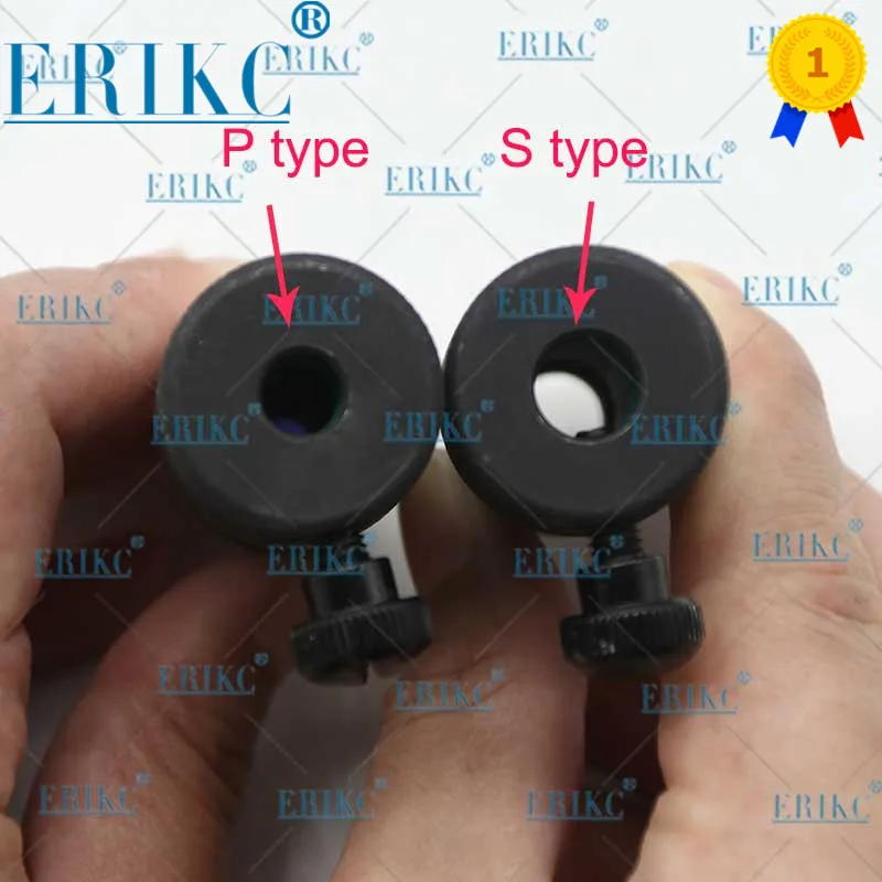 

ERIKC S Type 9mm P 7mm Oil Nozzle Collector Tool Connect Test Bench for BOSCH DENSO SIEMENS Common Rail Diesel Injector