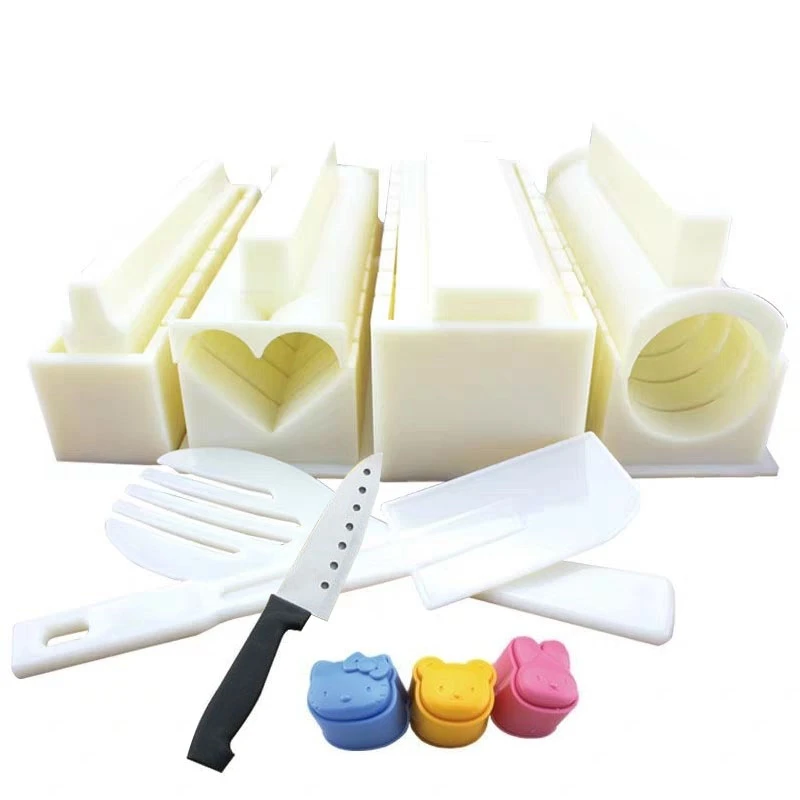 14Pcs/Set DIY Rice Ball Sushi Maker Mold Kitchen Sushi Making Tool Set for Sushi Roll Kitchen Accessory Cooking Tool
14Pcs/Set DIY Rice Ball Sushi Maker Mold Kitchen Sushi Making Tool Set for Sushi Roll Kitchen Accessory Cooking Tool
