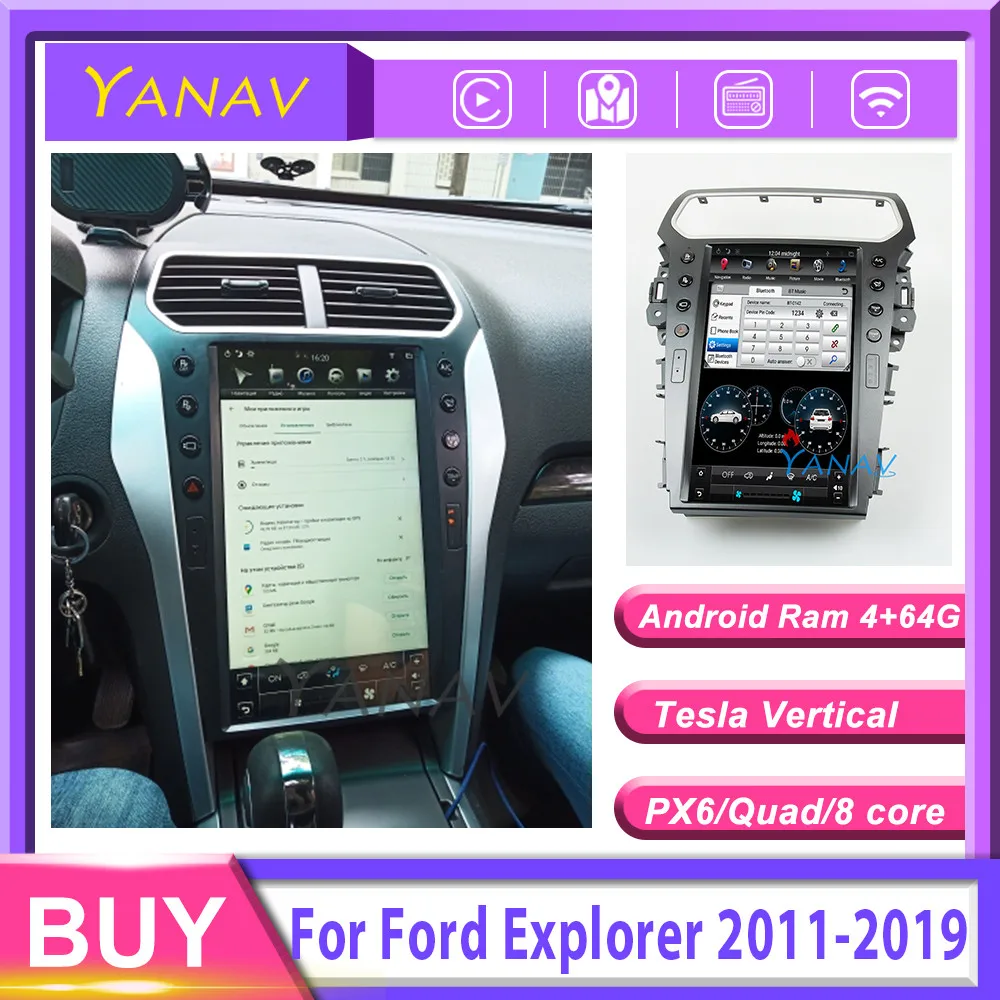 Автомобильный мультимедийный плеер для Ford Explorer 13,6-2011, 2019 дюймов, автомобильный радиоприемник с навигацией GPS
Автомобильный мультимедийный плеер для Ford Explorer 13,6-2011, 2019 дюймов, автомобильный радиоприемник с навигацией GPS