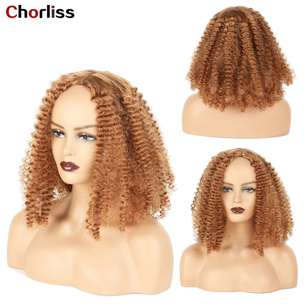 Golden Beauty Ombre Short Kinky Curly Synthetic Hair Wigs For Black Women Chorliss Fashion Cosplay Daily High Temperature Wigs
Golden Beauty Ombre Short Kinky Curly Synthetic Hair Wigs For Black Women Chorliss Fashion Cosplay Daily High Temperature Wigs