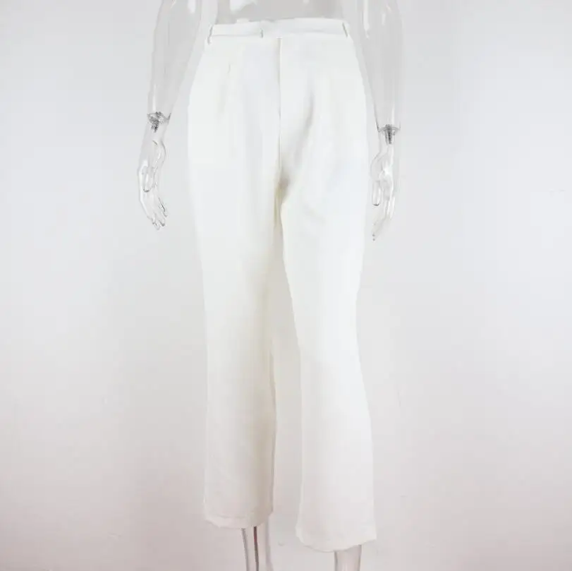 Spring ladies casual white trousers 2021 fall loose all-match mid-waist suit women pants temperament women's clothing
Spring ladies casual white trousers 2021 fall loose all-match mid-waist suit women pants temperament women's clothing