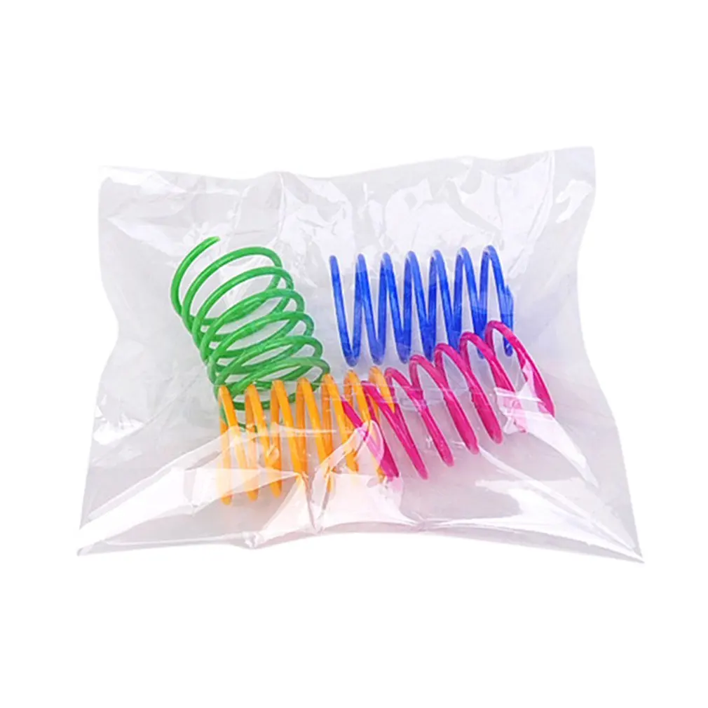 8PCS Pet Cat Spring Toy Plastic Wide Durable Interactive Colorful Springs Cat Playing Toys Kitten Pet Products Accessories Set
8PCS Pet Cat Spring Toy Plastic Wide Durable Interactive Colorful Springs Cat Playing Toys Kitten Pet Products Accessories Set