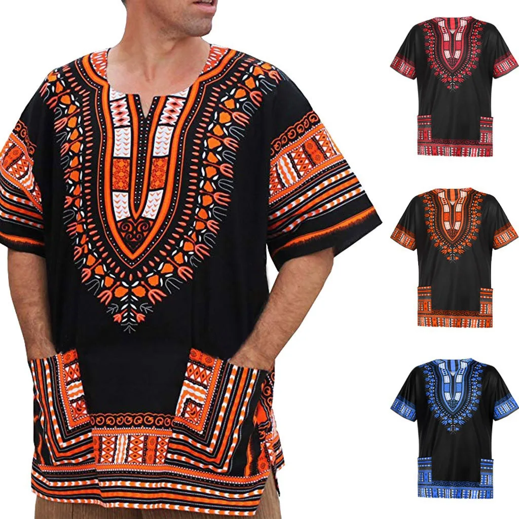 2019 new arrival fashion style african men plus size printing polyester t-shirt S-XXL
2019 new arrival fashion style african men plus size printing polyester t-shirt S-XXL
