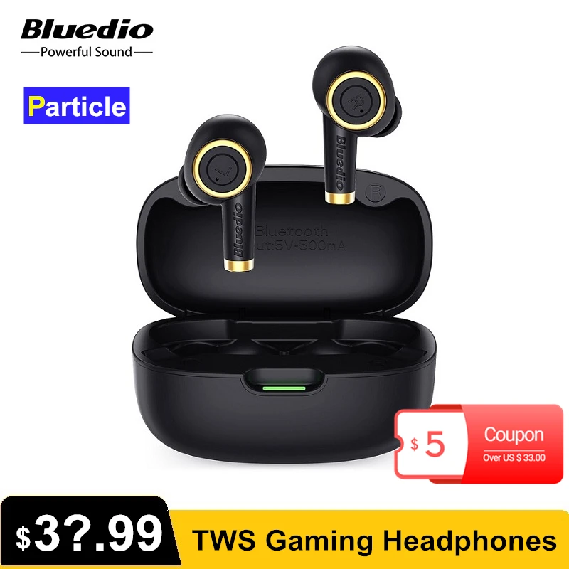 Bluedio TWS Bluetooth наушники водонепроницаемые вкладыши 6 мм драйвер беспроводная