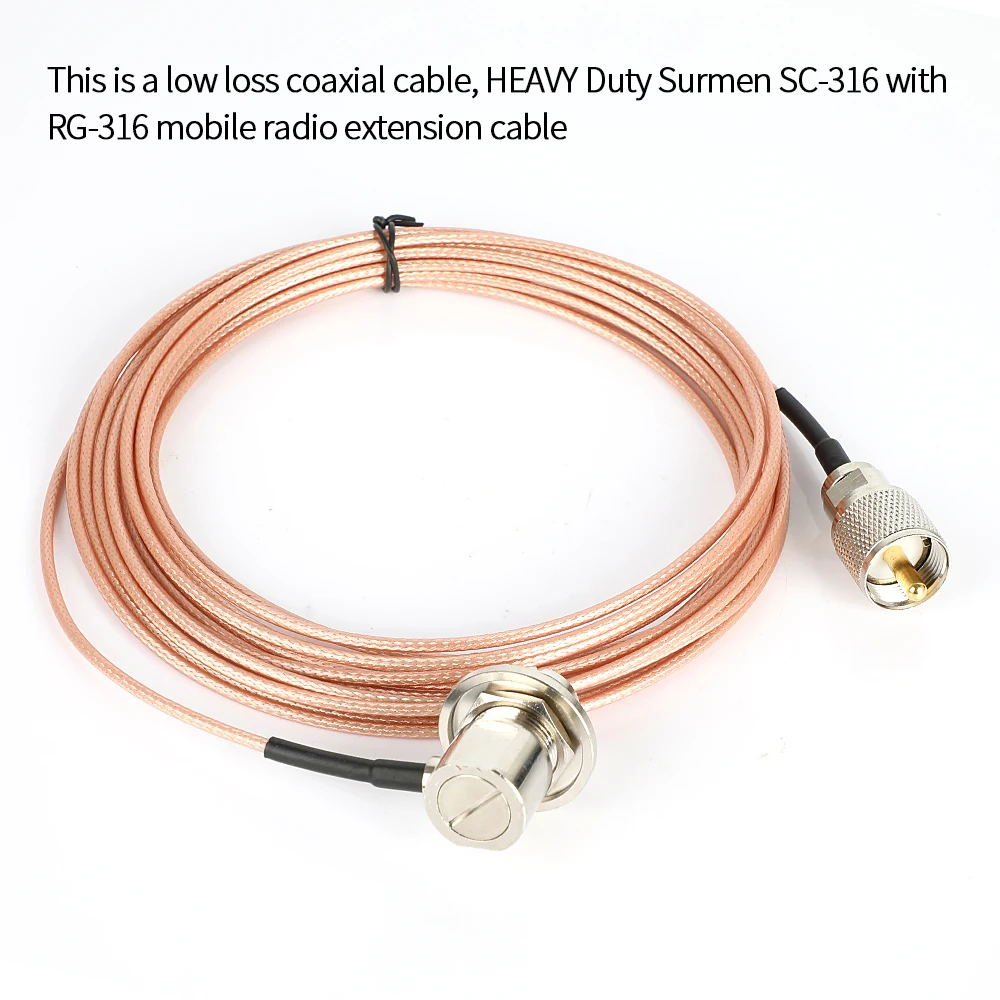 Новинка 2020, портативная рация QYT KT-8900 YAESU ICOM KENWOOD, антенна UHF/PL-259, мужская и женская, коаксиальный кабель 316
Новинка 2020, портативная рация QYT KT-8900 YAESU ICOM KENWOOD, антенна UHF/PL-259, мужская и женская, коаксиальный кабель 316