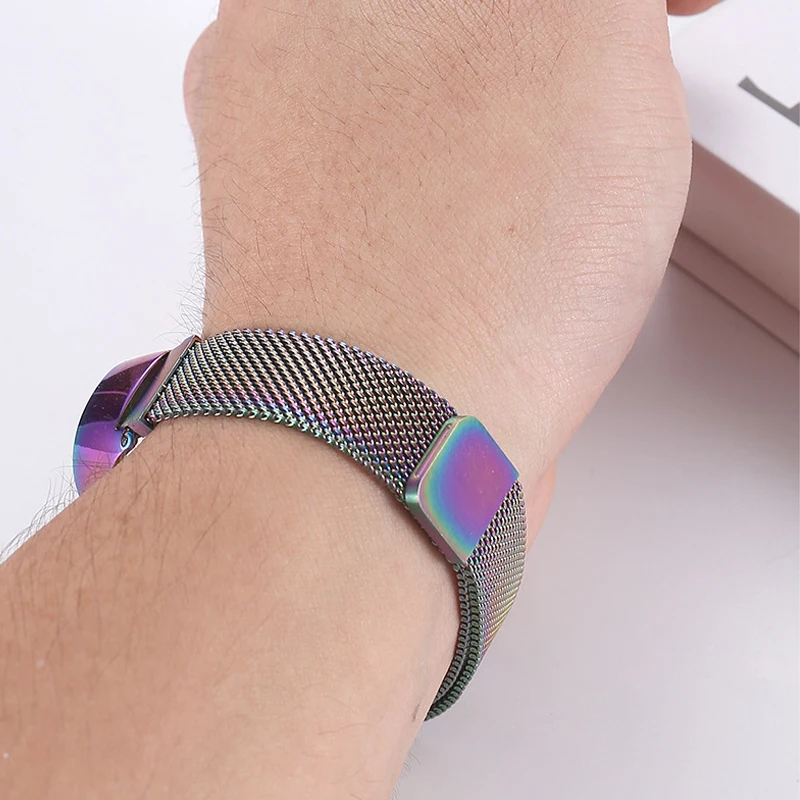 Magnetic Wrist Strap for Xiaomi Mi Band 3 4 5 Stainless Steel Metal Replacement Band for MiBand 5 4 3 Adjustable Watchband
Magnetic Wrist Strap for Xiaomi Mi Band 3 4 5 Stainless Steel Metal Replacement Band for MiBand 5 4 3 Adjustable Watchband