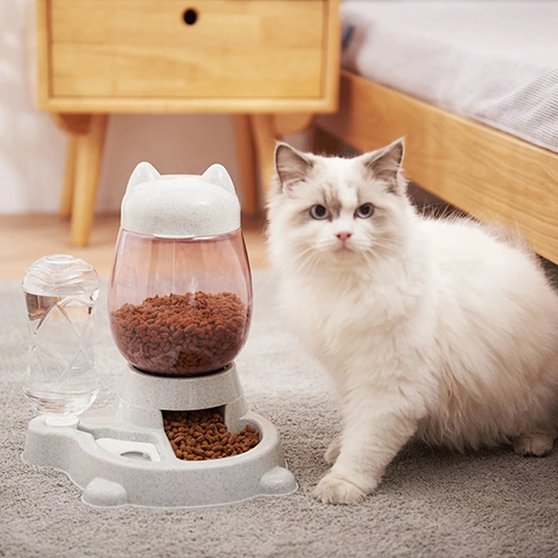 Pet Supplies Two-in-one Cat Feeder Dog Water Dispenser Plastic Dog Bowl Puppy Grain Storage Bucket Automatic Water Supply
Pet Supplies Two-in-one Cat Feeder Dog Water Dispenser Plastic Dog Bowl Puppy Grain Storage Bucket Automatic Water Supply