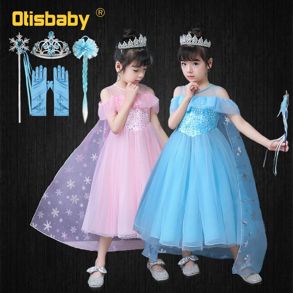Snow Queen Anna Elsa 2 Christmas Dress Halloween Carnival Elza Costume Princess Toddler Girls Sequin Fluffy Dress Fantasia Elsa
Snow Queen Anna Elsa 2 Christmas Dress Halloween Carnival Elza Costume Princess Toddler Girls Sequin Fluffy Dress Fantasia Elsa
