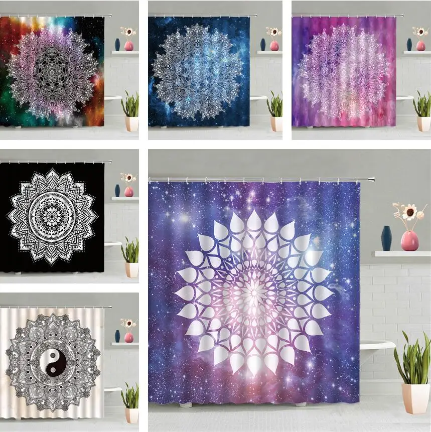 Занавеска для душа, с изображением индийского звездного неба, мандалы, цветов, богемных цветов, геометрических цветов, цветная Современная ...
Занавеска для душа, с изображением индийского звездного неба, мандалы, цветов, богемных цветов, геометрических цветов, цветная Современная ...