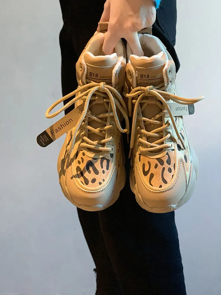 New Style Plus Velvet Thick-soled Non-slip Casual Cotton Shoes Zapatos Deportivos Para Mujer Sports Shoes Women's Shoes Winter
New Style Plus Velvet Thick-soled Non-slip Casual Cotton Shoes Zapatos Deportivos Para Mujer Sports Shoes Women's Shoes Winter