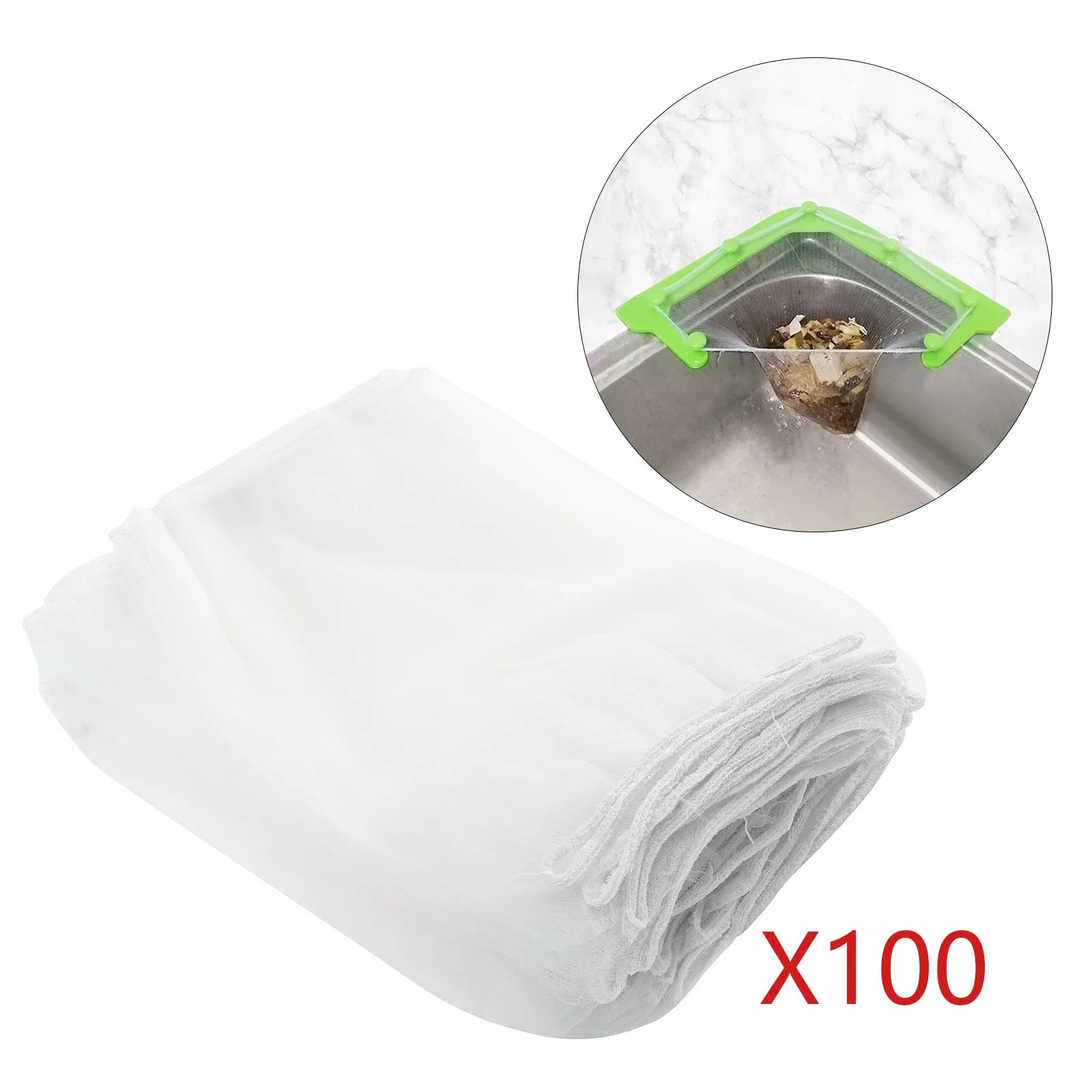 Kitchen Sink Hanging Net Rack Filter Net Leftovers Sink Wash Disposable Net Filter Leftovers Soup Food Residue Drainer Hanging
Kitchen Sink Hanging Net Rack Filter Net Leftovers Sink Wash Disposable Net Filter Leftovers Soup Food Residue Drainer Hanging