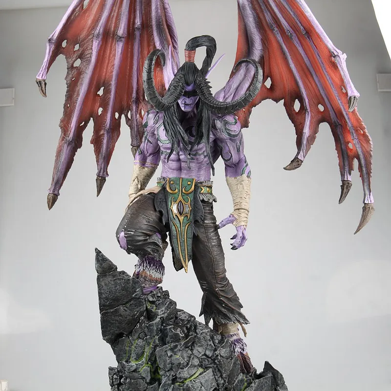 

Big Size Gk World Of Warcraft Demon Hunter Illidan Stormrage Model Game Figure Pvc Statue Collectible Toys Doll Figma For Kids