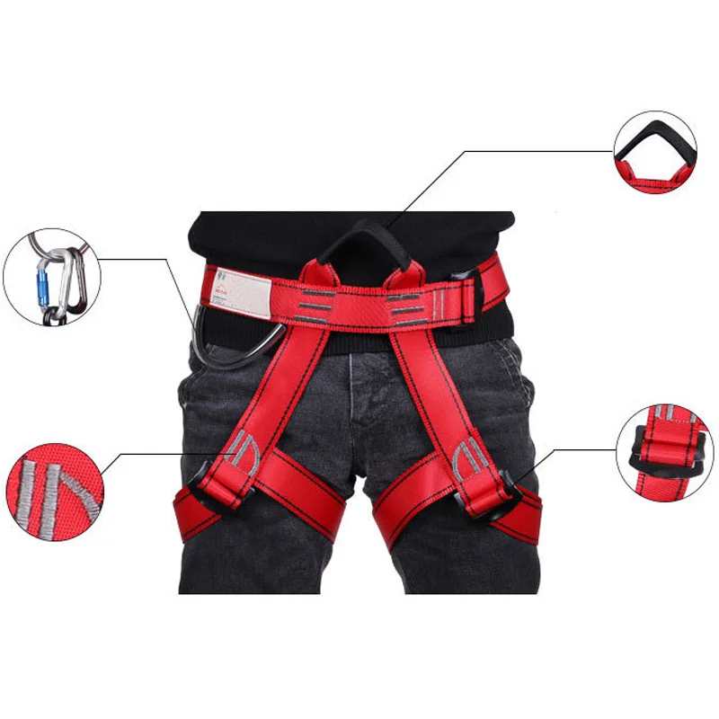Climbing Harness Seat Sitting Bust Belt for Mountaineering Rescuing Rock Climbing Rappelling Tree Climbing
Climbing Harness Seat Sitting Bust Belt for Mountaineering Rescuing Rock Climbing Rappelling Tree Climbing