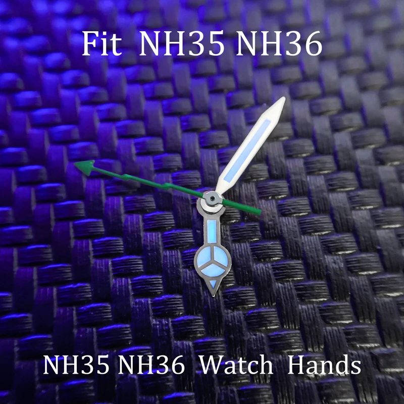 Watch Hands Uhrzeiger for NH35 NH36 4R35 4R36 Movement mirar las manos Blue Luminous regarder les mains GL Mod Parts Accessories
Watch Hands Uhrzeiger for NH35 NH36 4R35 4R36 Movement mirar las manos Blue Luminous regarder les mains GL Mod Parts Accessories