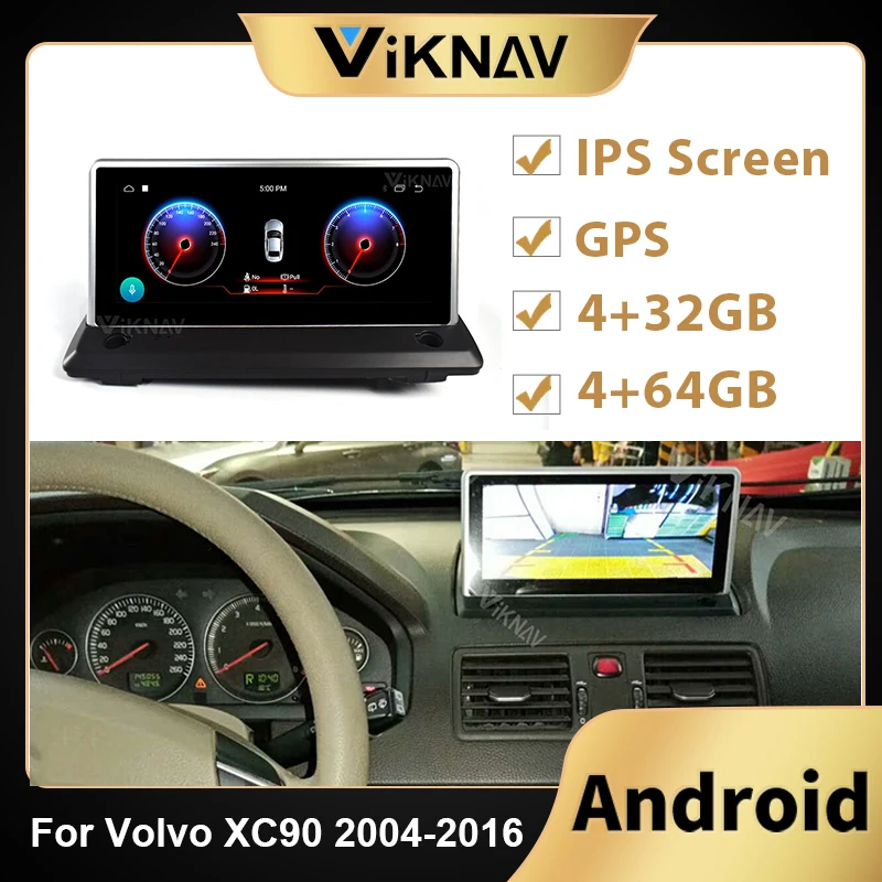 Автомобильная магнитола на Android для Volvo XC90 2004-2015 2016, автомобильный мультимедийный плеер с GPS-навигацией, 2Din, головное устройство с видео и ауд...
Автомобильная магнитола на Android для Volvo XC90 2004-2015 2016, автомобильный мультимедийный плеер с GPS-навигацией, 2Din, головное устройство с видео и ауд...