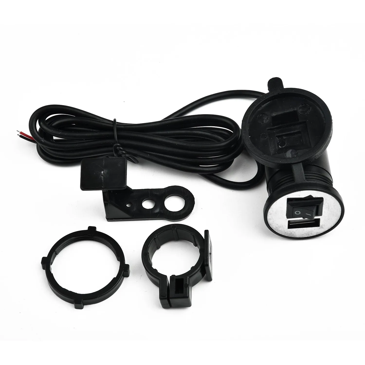 1Set Motorcycle Electric On-Board Sockets Vehicle Mobile Phone Charger USB Waterproof Universal 12V With Fixing Accessories
1Set Motorcycle Electric On-Board Sockets Vehicle Mobile Phone Charger USB Waterproof Universal 12V With Fixing Accessories