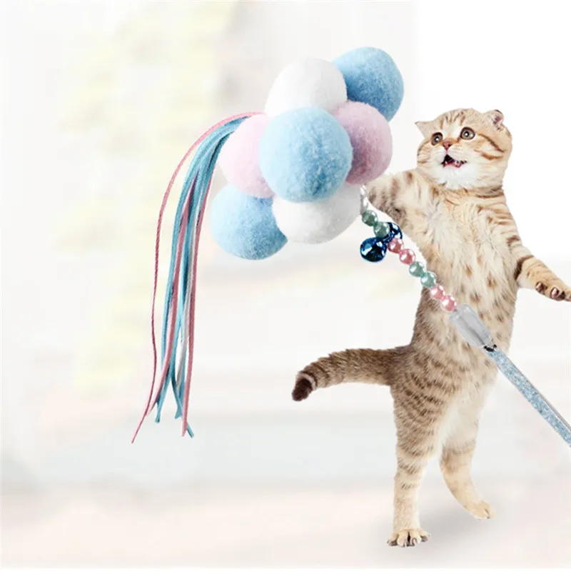 1pcs Pet Cat Toy Teaser Cat Kitten Teasing Stick Toy Fairy Ball Bell Tassels Interactive Stick Cat Supplies cat toys 
1pcs Pet Cat Toy Teaser Cat Kitten Teasing Stick Toy Fairy Ball Bell Tassels Interactive Stick Cat Supplies cat toys